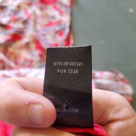 Nwt Lulu's design major red swing dress sz small - Picture 5 of 6